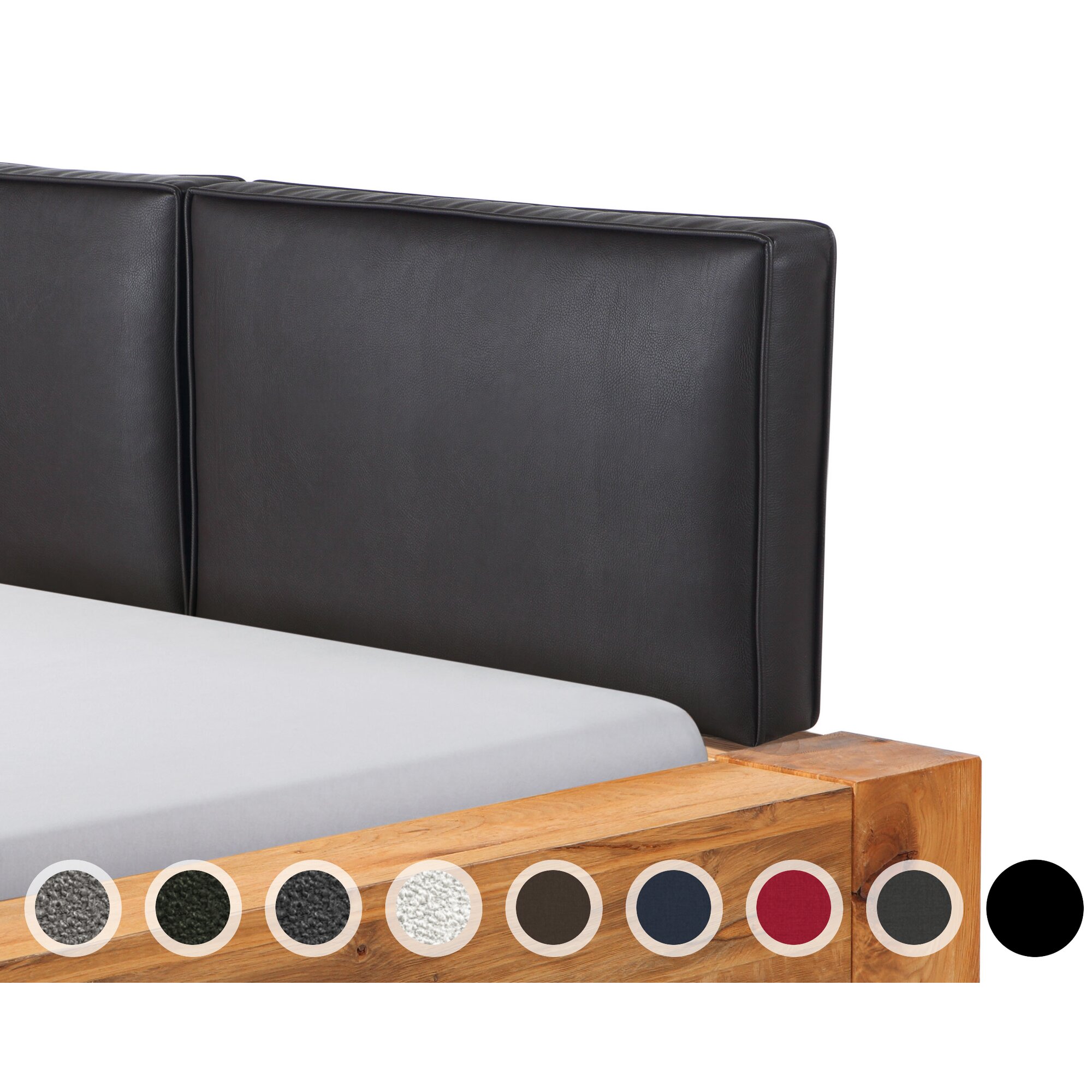 Hasena Oak-Line Wild Kopfteil Dorma 200 cm / PK3 Capo 762 rose Image