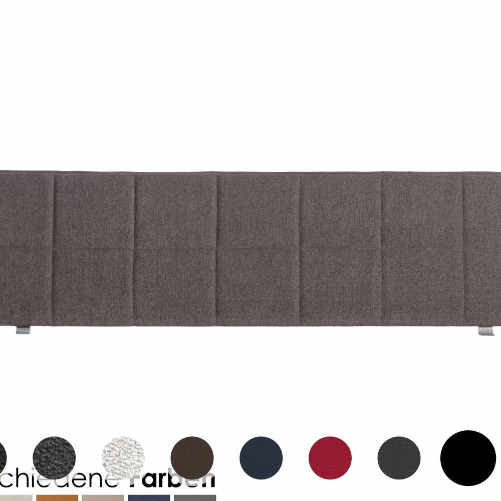 Hasena Factory-Line Kopfteil Malta 180 cm / PK3 Buffalo 721 grey Image