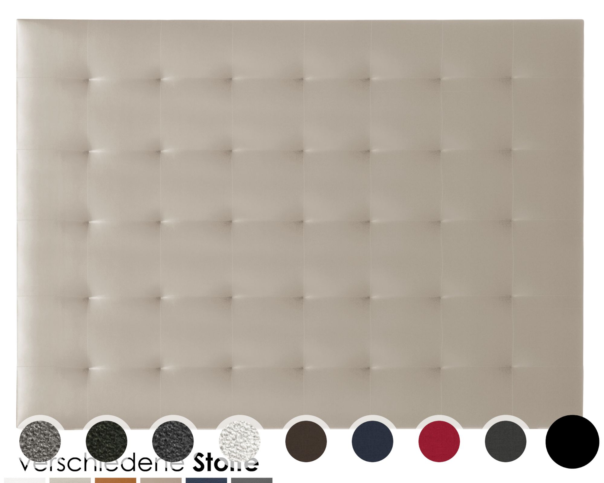 Hasena Boxspring Wandpaneele Sogno XL 181 cm / PK3 Ritorno 641 anthrazit Image