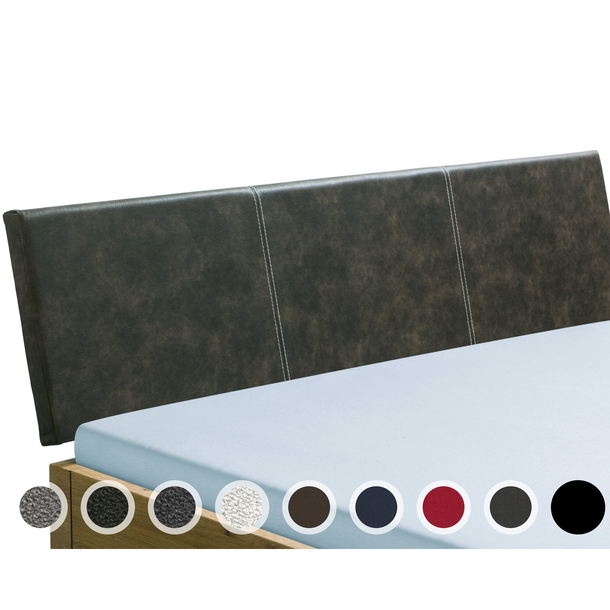 Hasena Factory-Line Kopfteil Arora 160 cm / PK3 Tocco 711 creme Image