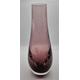 Vintage CAITHNESS Purple Glass Etched Vase / posy vase / mini vase