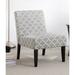 Modern Fabric Accent Chairs Set of 2, Comfy Slipper Armless Chair, Corner Side Chair with Table for Living Room Bedroom Office