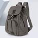 Vintage Canvas Backpack Purse for Women Men 11.8 x 5.9 x 15.7 Flap DrawstringRucksack Casual Laptop Daypacks forHiking Caming Shopping Traveling Work