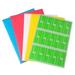 15Pcs A4 Network Cable Labels Stickers P Shape Multi-color Blank Labels Stationery Labels Stickers Identification Markers Tags (White+Red+Blue+Yellow+Green)