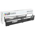 LD Compatible Printer Ribbon Cartridge Replacement for Epson S015335 (Black)