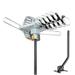 Amplified HD Digital TV Antenna w/ 150-Mile 360Â° Rotation & Outdoor Pole