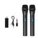 Professional VHF Wireless Microphone Handheld Mic System w/ Receiver 2 pcs
