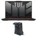 ASUS TUF Gaming A17 Gaming/Entertainment Laptop (AMD Ryzen 7 7735HS 8-Core 17.3in 144Hz Full HD (1920x1080) GeForce RTX 4060 Win 11 Home) with Voyager Backpack
