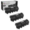 LD Products Compatible Toner Cartridge Replacements for Lexmark 521 (Black 3-Pack) for use in Lexmark MS810de MS810dn MS810dtn MS810n MS811dn MS811dtn MS811n MS812de MS812dn and MS812dtn