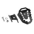 Unique Bargains Motorcycle Rear Foot Peg Brake Lever Pedal CNC Pedal Step Plate Tip for BMW F750GS Black 1Set