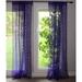 Love Fabric Floral Lace Window Curtain Panel Sheer Lace Bedroom Kitchen Dining Room Bathroom Classroom Diner Window Decor (58 Wide) (55 Tall Purple)