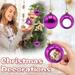 Sehao Hangs 1PC Christmas Ball Ornaments Christmas Decorations Tree Balls Christmas Tree Ornaments modern home decor Hot Pink Gift on Clearance