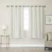 Lark Manor™ Fortuna Brockham Solid Tulle Overlay Room Darkening Grommet Curtain Panels Polyester in White | 63 H x 52 W in | Wayfair