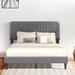 Latitude Run® Mccayla Bed Frame Upholstered/Velvet in Gray | 42.7 H x 58.7 W x 79.1 D in | Wayfair 2B4C77BD0E0745B7BFE8DBE9D36AAD11