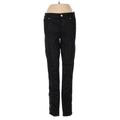 White House Black Market Jeans - Mid/Reg Rise Skinny Leg Denim: Black Bottoms - Women's Size 00 - Black Wash