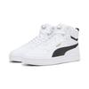 Sneaker PUMA "Caven 2.0 Mid Sneakers Erwachsene", Gr. 40.5, bunt (weiß schwarz gold), Obermaterial: Synthetik, Textil; Futter: Textil; Laufsohle: Gummi, Schuhe