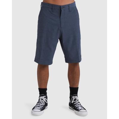 2-in-1-Shorts BILLABONG "Crossfire", Herren, Gr. 31(S/M), blau (navy), 64% Polyester, 22% Baumwolle, 8% Elasthan, 6% Polyamid, Hosen Image