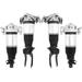 2003-2006, 2008-2010 Porsche Cayenne Front and Rear Air Suspension Strut Set - Unity