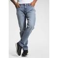 Slim-fit-Jeans LEE "Extrem Motion Slim" Gr. 36, Länge 30, blau (lenny) Herren Jeans Slim Fit