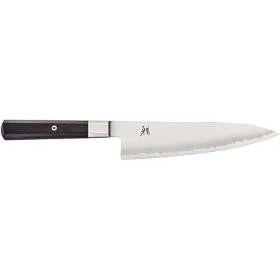 Kochmesser ZWILLING "Miyabi 4000FC Gyutoh" Gr. Gesamtlänge 34,7 cm Klingenlänge 20 cm, braun Kochmesser