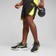 PUMA Ultrabreathe Men's 7" Woven Training Shorts, Black/Yellow Burst, size X Small