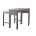 Ivy Bronx Rectangular 40" L x 39" W Dining Table Wood in Brown/Gray/White | 36 H x 40 W x 39 D in | Wayfair A9EDE9ED24D74AC48A098E91BAC23B5C