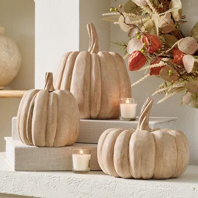 Solid Wood Pumpkin - 9