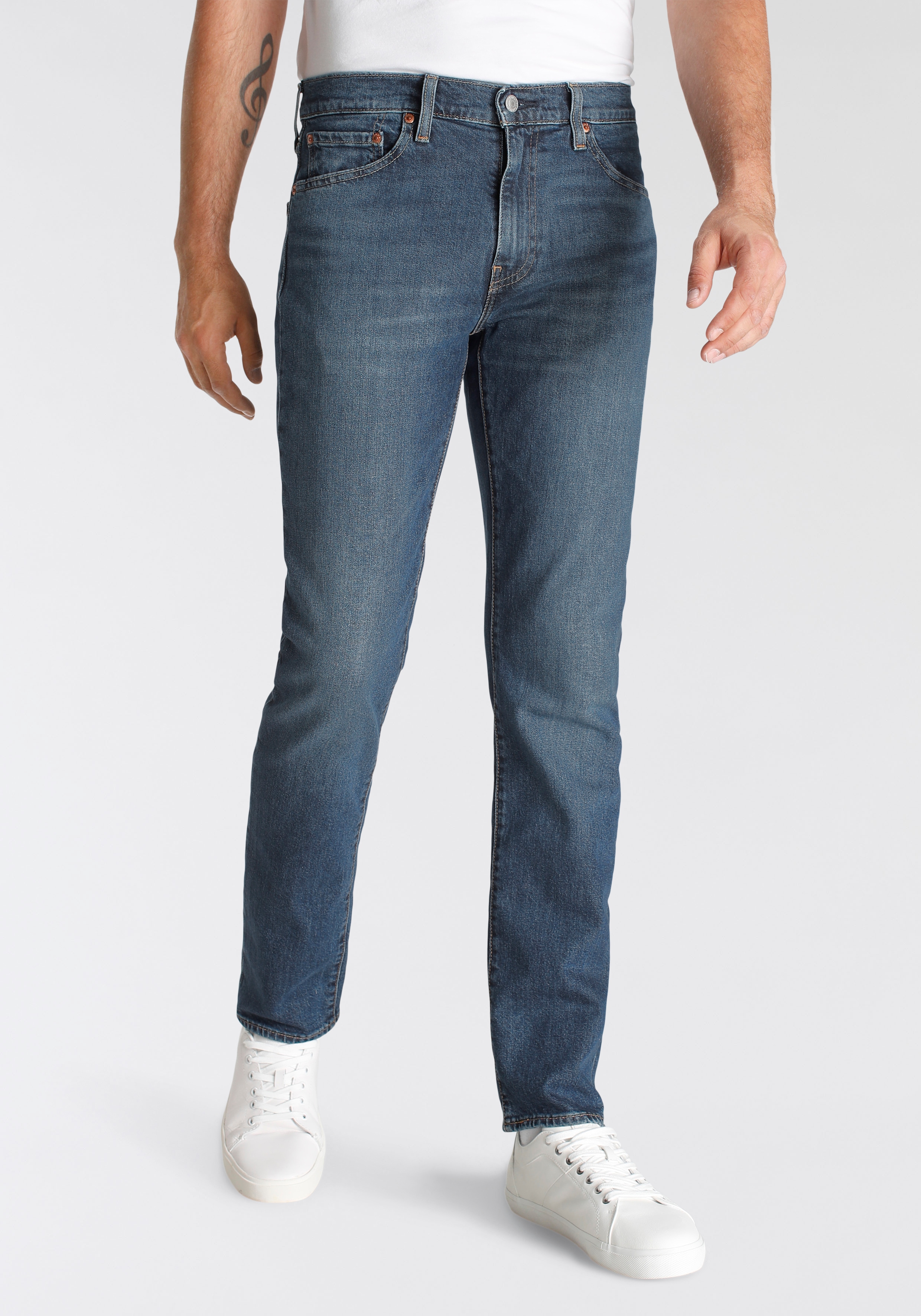 „Slim-fit-Jeans LEVI’S „“511 SLIM““ Gr. 34, Länge 30, blau (apples to apples adv) Herren Jeans Skinny-Jeans mit Stretch“