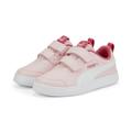 Sneaker PUMA "Courtflex V2 Sneakers Jugendliche" Gr. 30, rosa (almond blossom white pink) Kinder Schuhe