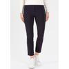 3/4-Hose STEHMANN "Igor", Damen, Gr. 48, N-Gr, blau (marine), Web, Obermaterial: 72% Viskose, 25% Polyamid, 3% Elasthan, unifarben, casual, figurbetont 3/4-Länge, Hosen, in Größen 32 bis 52, aus Viskose mit Stretch