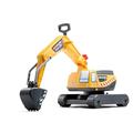 Falk License Excavator Power Shift L100 Sit and Ride (2-5 years), Yellow, One Size