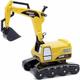 Falk License Excavator Power Shift L100 Sit and Ride (2-5 years), Yellow, One Size