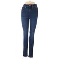 Madewell Jeans - High Rise Skinny Leg Denim: Blue Bottoms - Women's Size 25 - Dark Wash