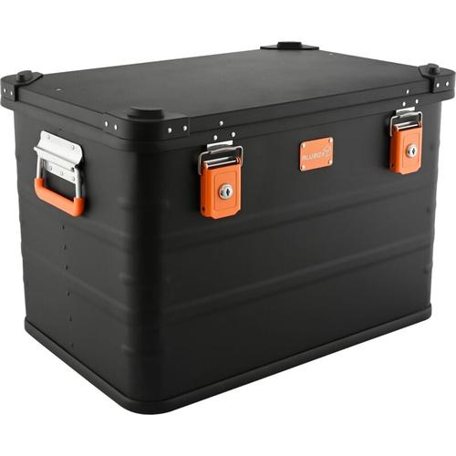 Aluminiumkiste Transportbox 78 Liter – schwarz – Alubox