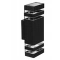 Applique de façade extérieure Inez IP54 2x GU10 Noir Luminaire en aluminium de haute qualité