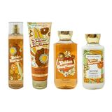 Bath and Body Works Golden Sunflower Deluxe Set - Fragrance Mist - Body Cream - Shower Gel - Body Lotion - Full Size