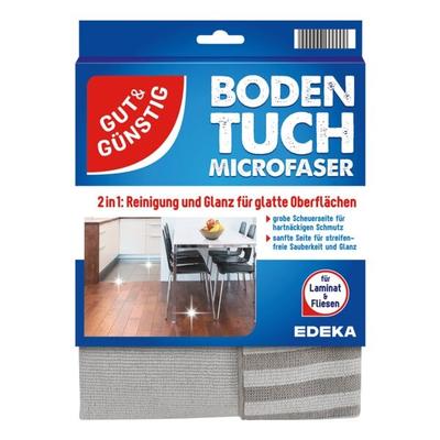 Gut und Günstig Bodentuch Microfaser »2in1 Reinigung und Glanz«, 50 cm Image