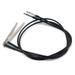 2 PCS EQ Pickup Stick Bars Piezo Bridge Pickup Stick Piezo Cable for Box Guitar Folk/ Acoustic Guitar 3 String Guitar