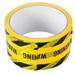 Safety tape 1 Roll Warning Safety Tape Safe Self Adhesive Sticker Warning Tape Masking Tape Safety Stripes Tape for Walls Floors Pipes (Yellow)