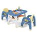 Costway Kids Table and 2 Chairs Set Activity Art Desk with Storage - See Details