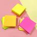 Nvzi 10 Pads Sticky Notes 3x3 Inches Colored Self-Stick Pads Strong Adhesive Easy to Post for Home School Office Supplies Desk Accessories 100 Sheets/Pad Mutilcolor