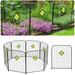 8 Pack Decorative Garden Fence Outdoor for Yard Landscape