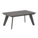 Boyel Living 40 Inch Outdoor Rectangular Resin Coffee Table for Garden