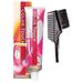 Plus 55/05 Intense Light Brown/Natural Red-Violet COLOR TOUCH by WELLA PRO Ammonia-Free Demi-Permanent Haircolor Dye 2 oz (w/SIeekshop 3-in-1 Comb/Brush) Last 24 Shampoos Shine Hair Color