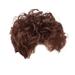 Sehao Wig Wig Cool Curly Short Wig Wig Styling Fashion Full Women s Sexy wig Brown Wigs for Women