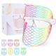 7 Colors LED Face Mask Light Therapy Led Mask Therapy Facial Red and Blue Light Therapy Mask for Face Lightweight Home Skin Car