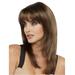 Sehao Ladies Wig Long Curly Wig Natural Hair Naphane In The Middle Part Of Heat Synthesis 19.68 Inch Wig Pink Wigs for Women