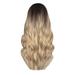 Sehao Wig Curly Wigs Women s Wave Wig Fashion Synthetic Black Hair Long wig Khaki Wigs for Women