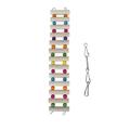 Wooden Animal Toy Pet Bridge Ladder with Hooks for Bird / Parrot / Squirrel / Gerbil