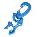 Scuba Clips Snap Hook Dive Diving Hose Holder Clip 360 Degree Rotation Practical Double Hose Holder with Clip for Adults Safety Equipment Blue